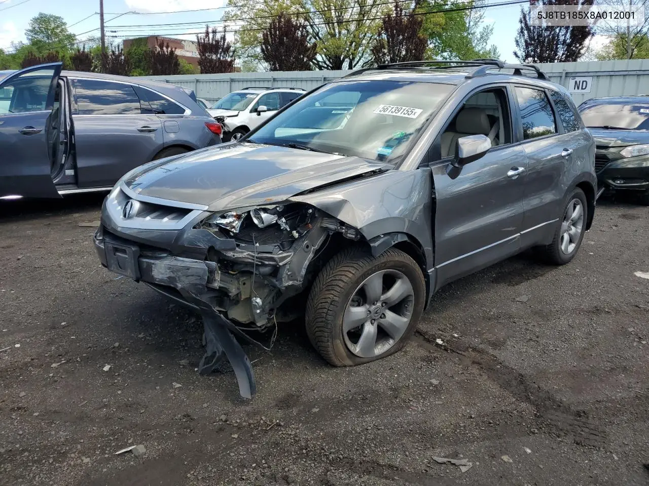 2008 Acura Rdx Technology VIN: 5J8TB185X8A012001 Lot: 56139155