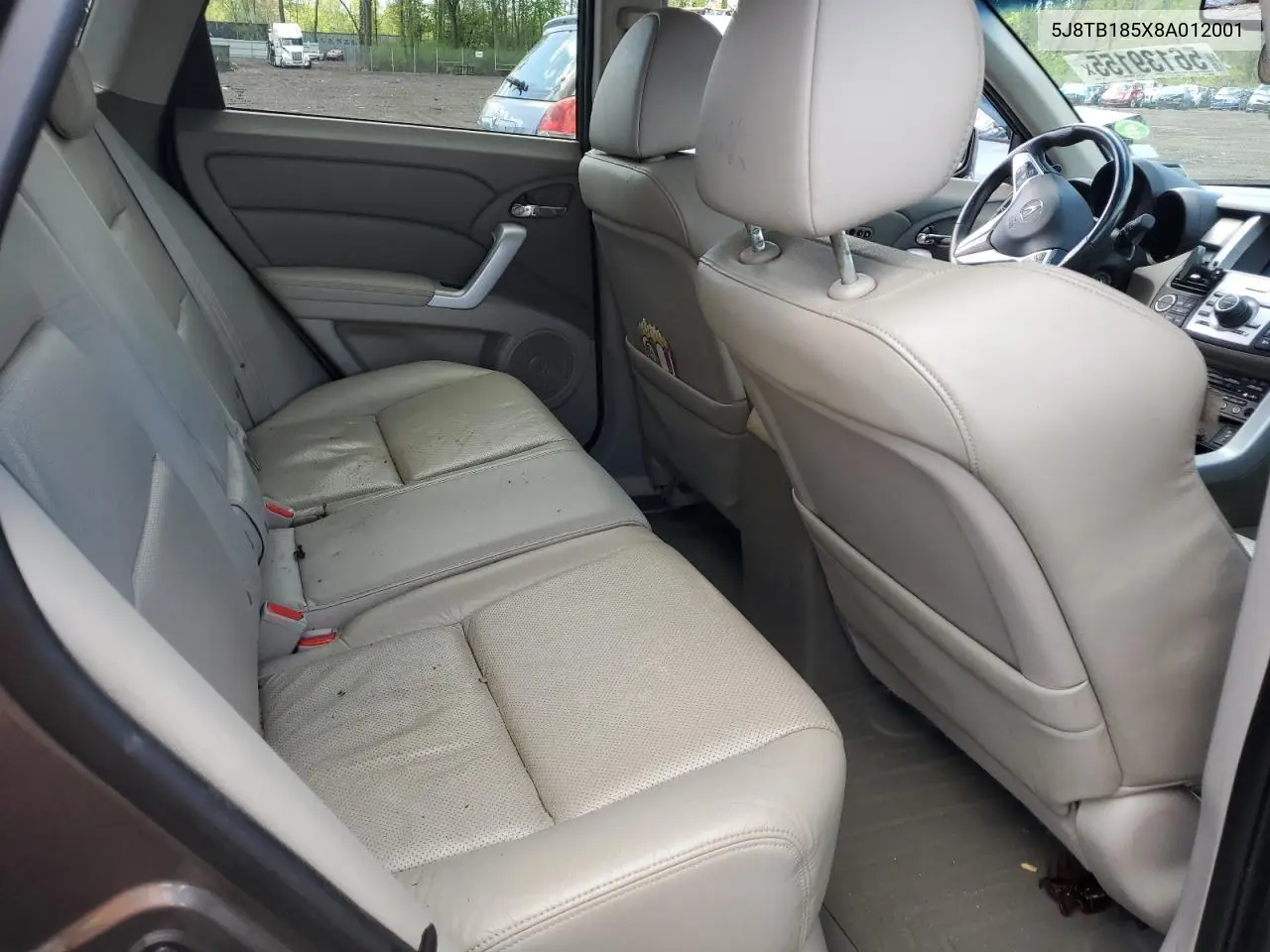 2008 Acura Rdx Technology VIN: 5J8TB185X8A012001 Lot: 56139155
