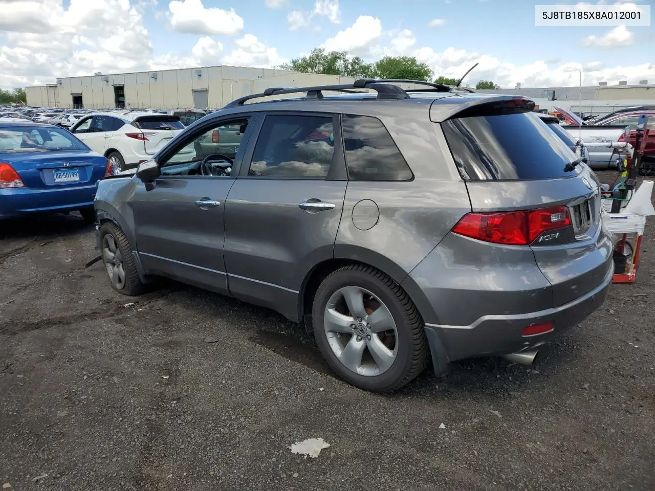 2008 Acura Rdx Technology VIN: 5J8TB185X8A012001 Lot: 56139155