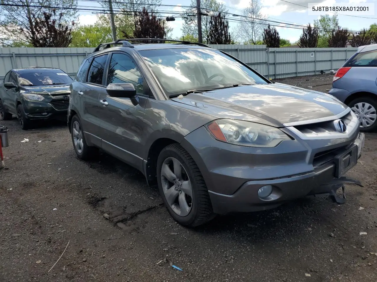 2008 Acura Rdx Technology VIN: 5J8TB185X8A012001 Lot: 56139155