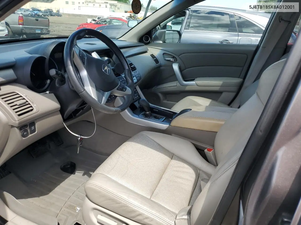 2008 Acura Rdx Technology VIN: 5J8TB185X8A012001 Lot: 56139155