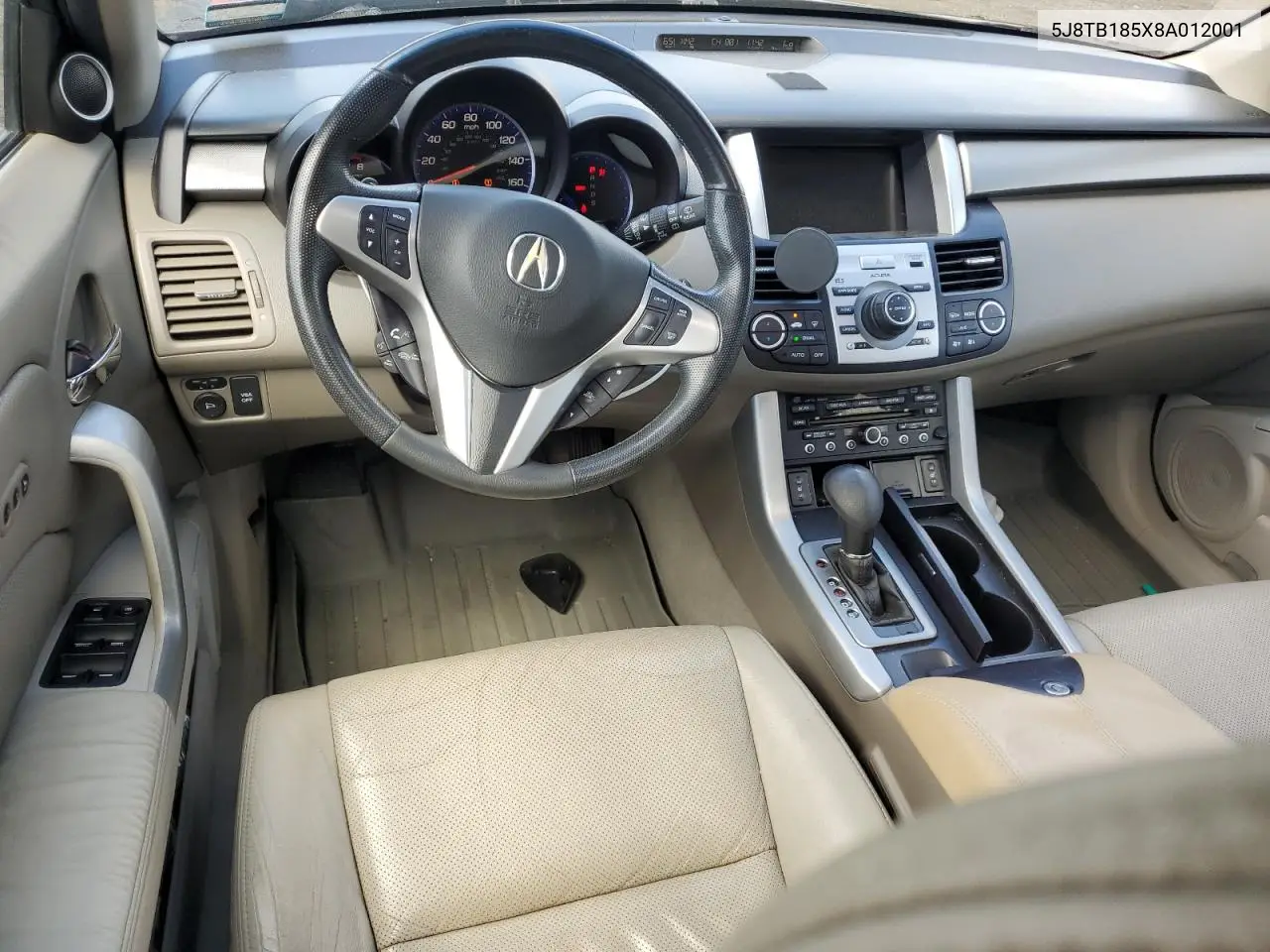2008 Acura Rdx Technology VIN: 5J8TB185X8A012001 Lot: 56139155