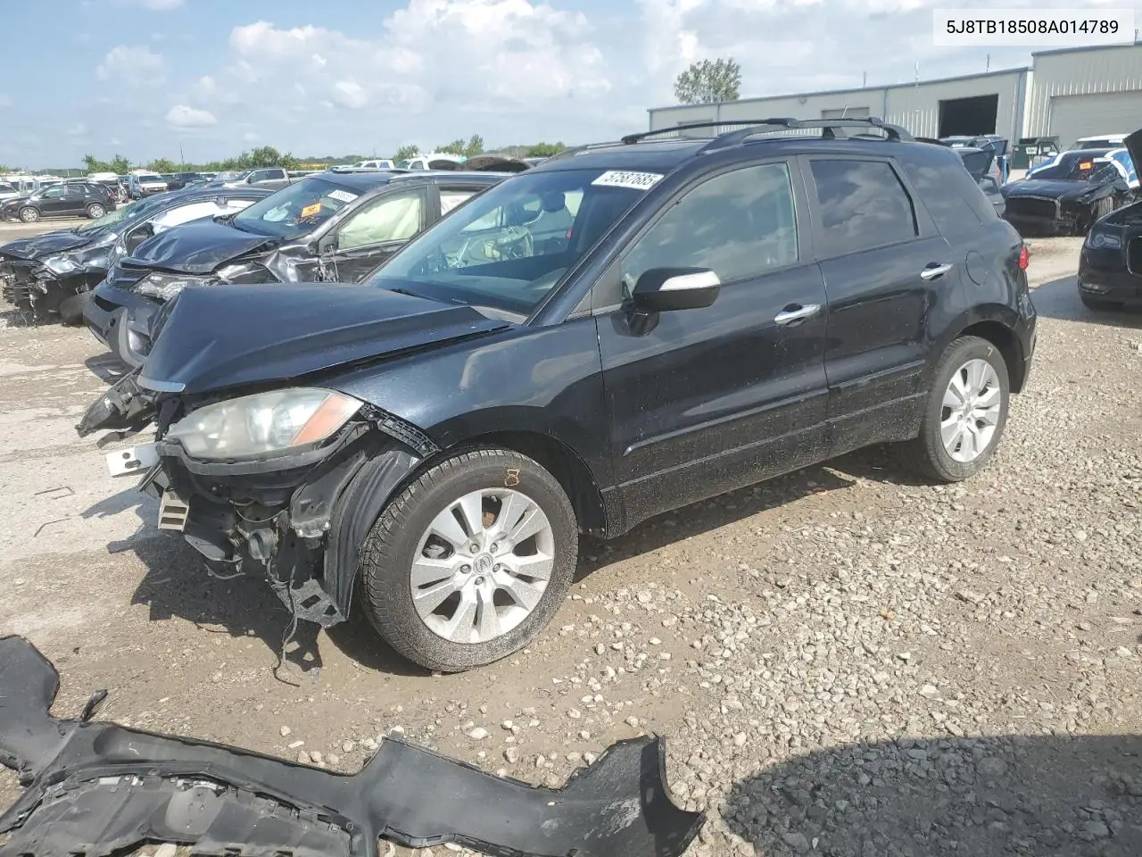 2008 Acura Rdx Technology VIN: 5J8TB18508A014789 Lot: 57587685