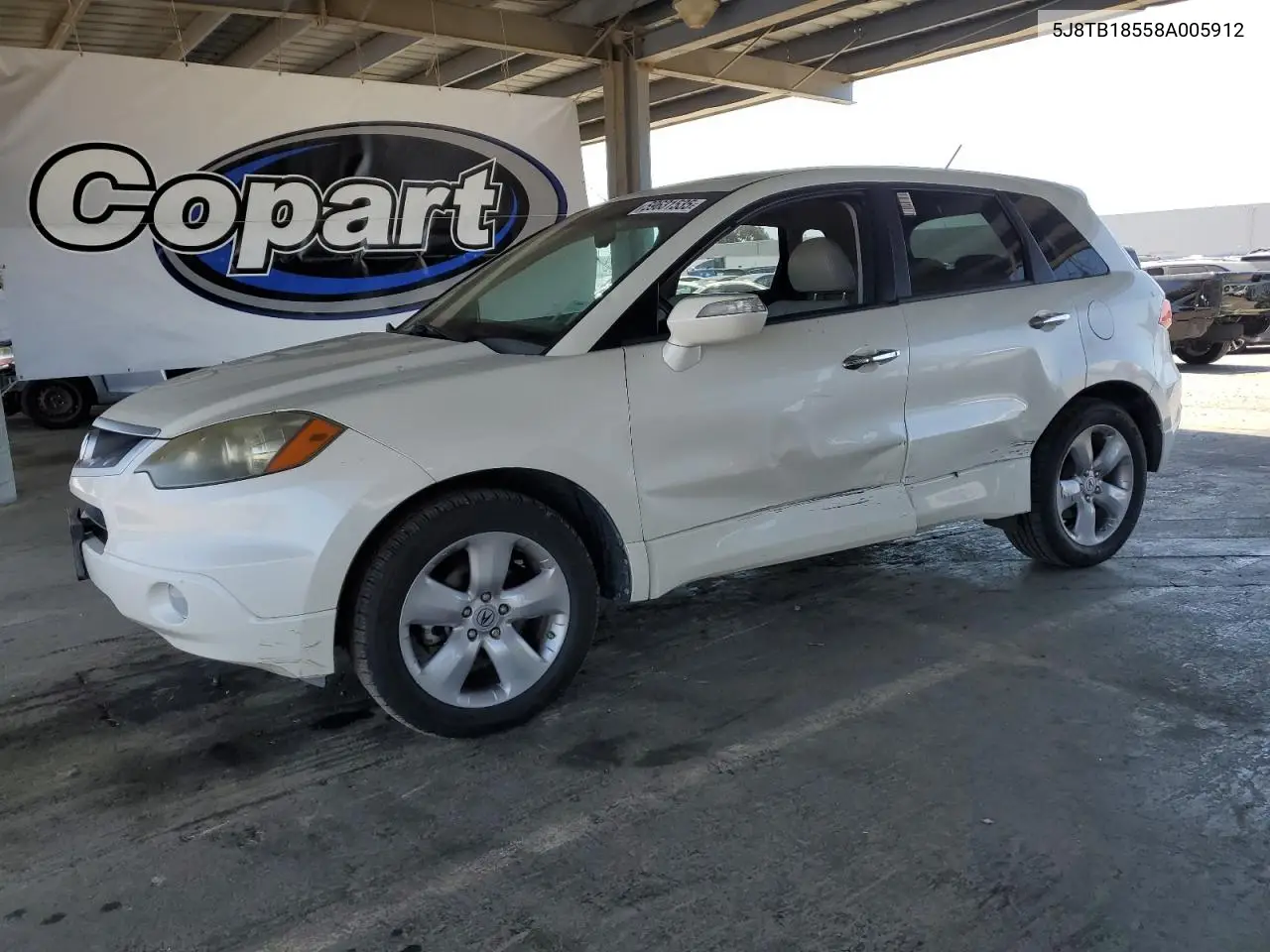 2008 Acura Rdx Technology VIN: 5J8TB18558A005912 Lot: 59631535