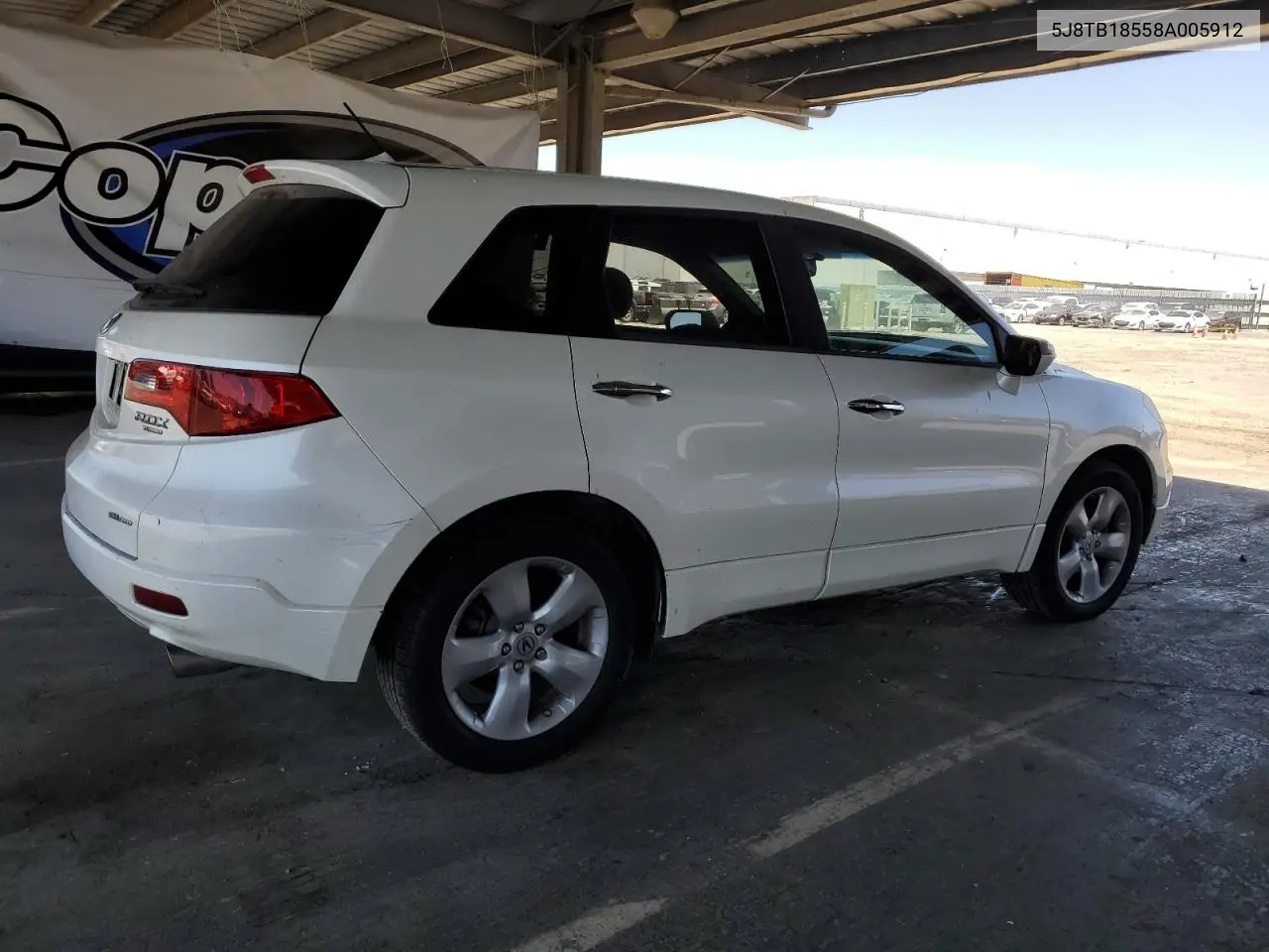 2008 Acura Rdx Technology VIN: 5J8TB18558A005912 Lot: 59631535