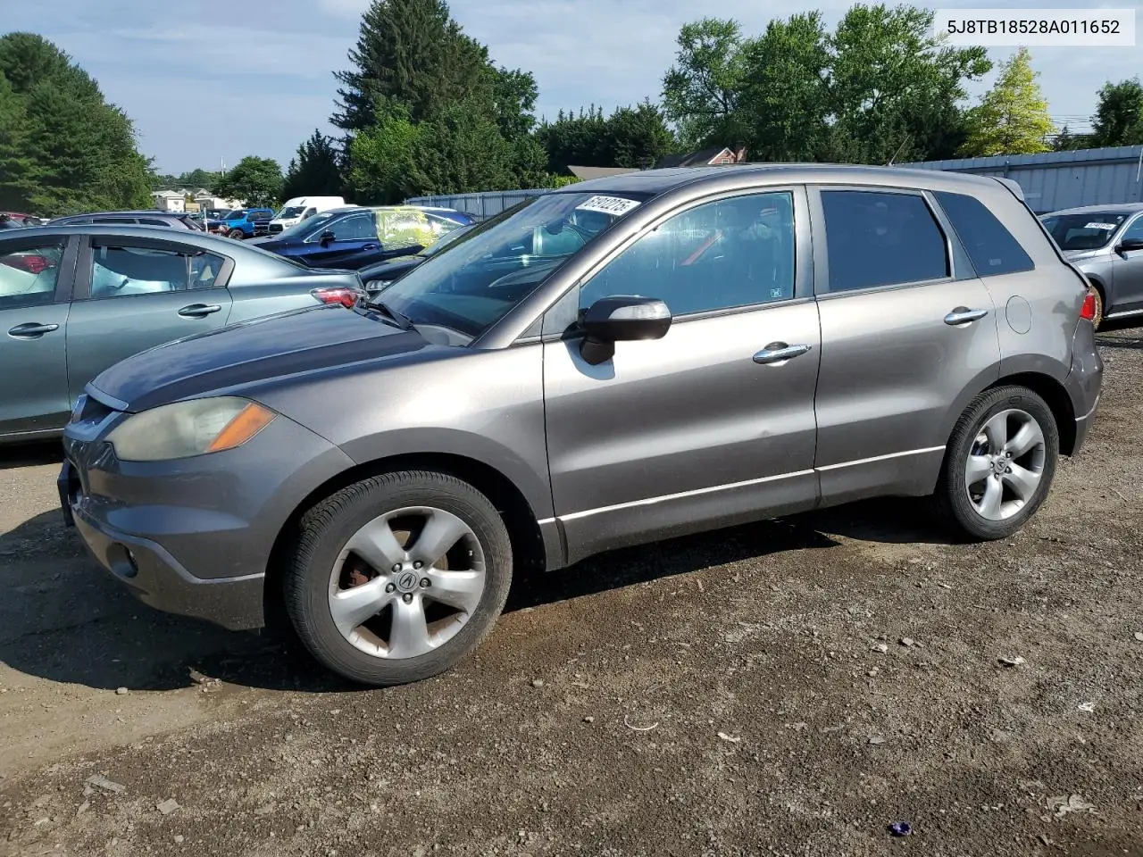 2008 Acura Rdx Technology VIN: 5J8TB18528A011652 Lot: 61912215