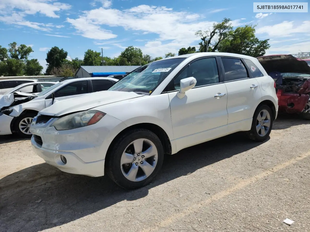 2008 Acura Rdx Technology VIN: 5J8TB18598A017741 Lot: 62723775