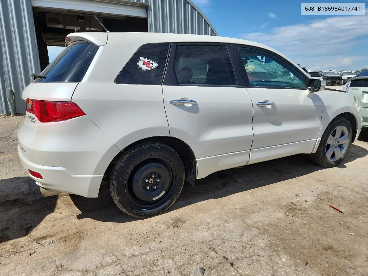 2008 Acura Rdx Technology VIN: 5J8TB18598A017741 Lot: 62723775