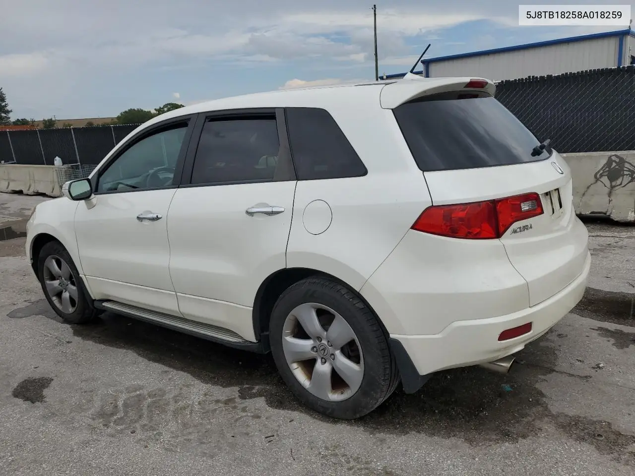 2008 Acura Rdx VIN: 5J8TB18258A018259 Lot: 64965895
