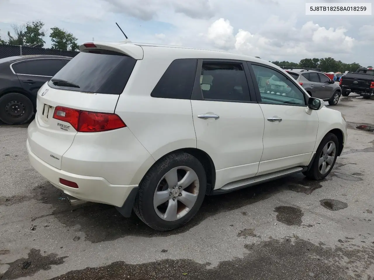 2008 Acura Rdx VIN: 5J8TB18258A018259 Lot: 64965895