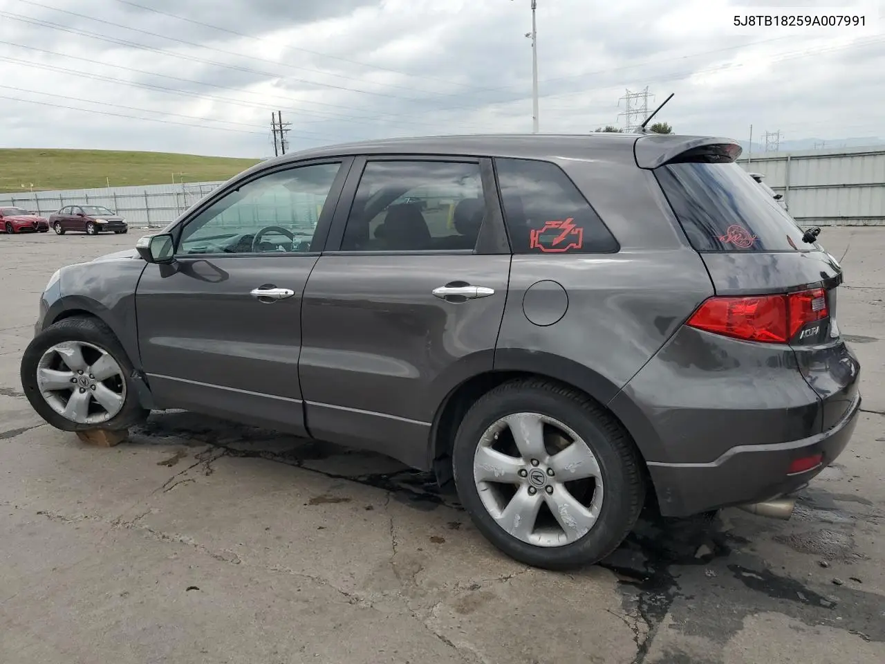 2009 Acura Rdx VIN: 5J8TB18259A007991 Lot: 61981625