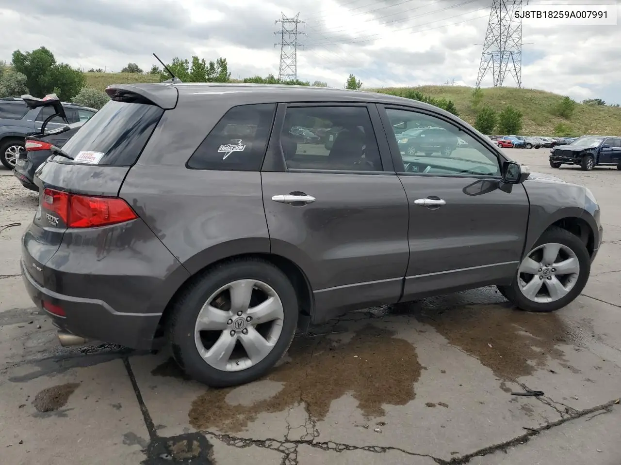 2009 Acura Rdx VIN: 5J8TB18259A007991 Lot: 61981625