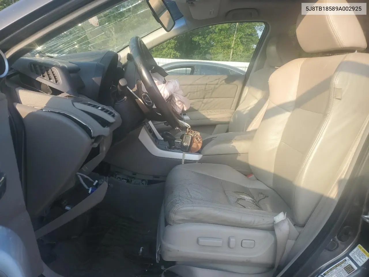 2009 Acura Rdx Technology VIN: 5J8TB18589A002925 Lot: 62224635