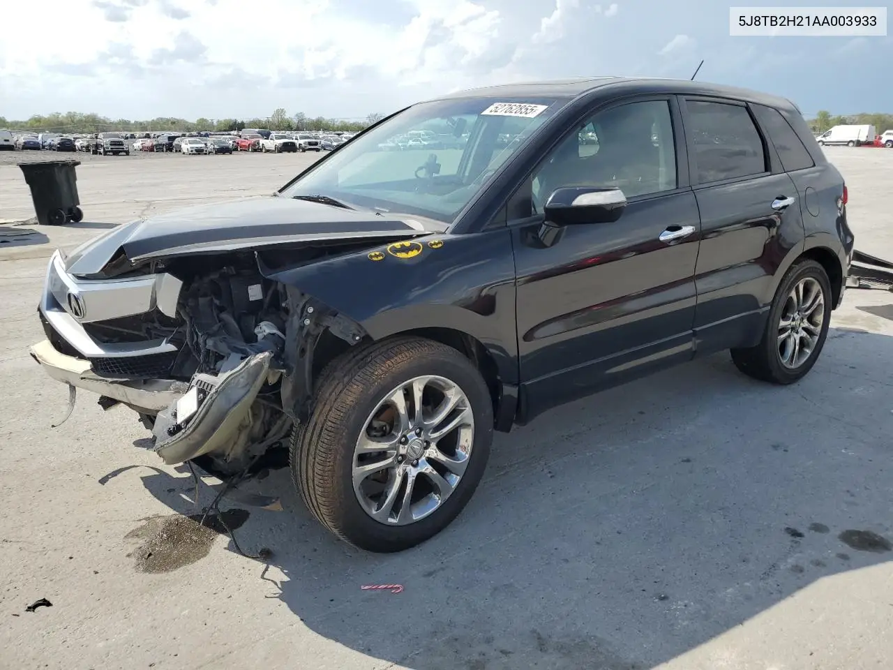2010 Acura Rdx VIN: 5J8TB2H21AA003933 Lot: 52762855