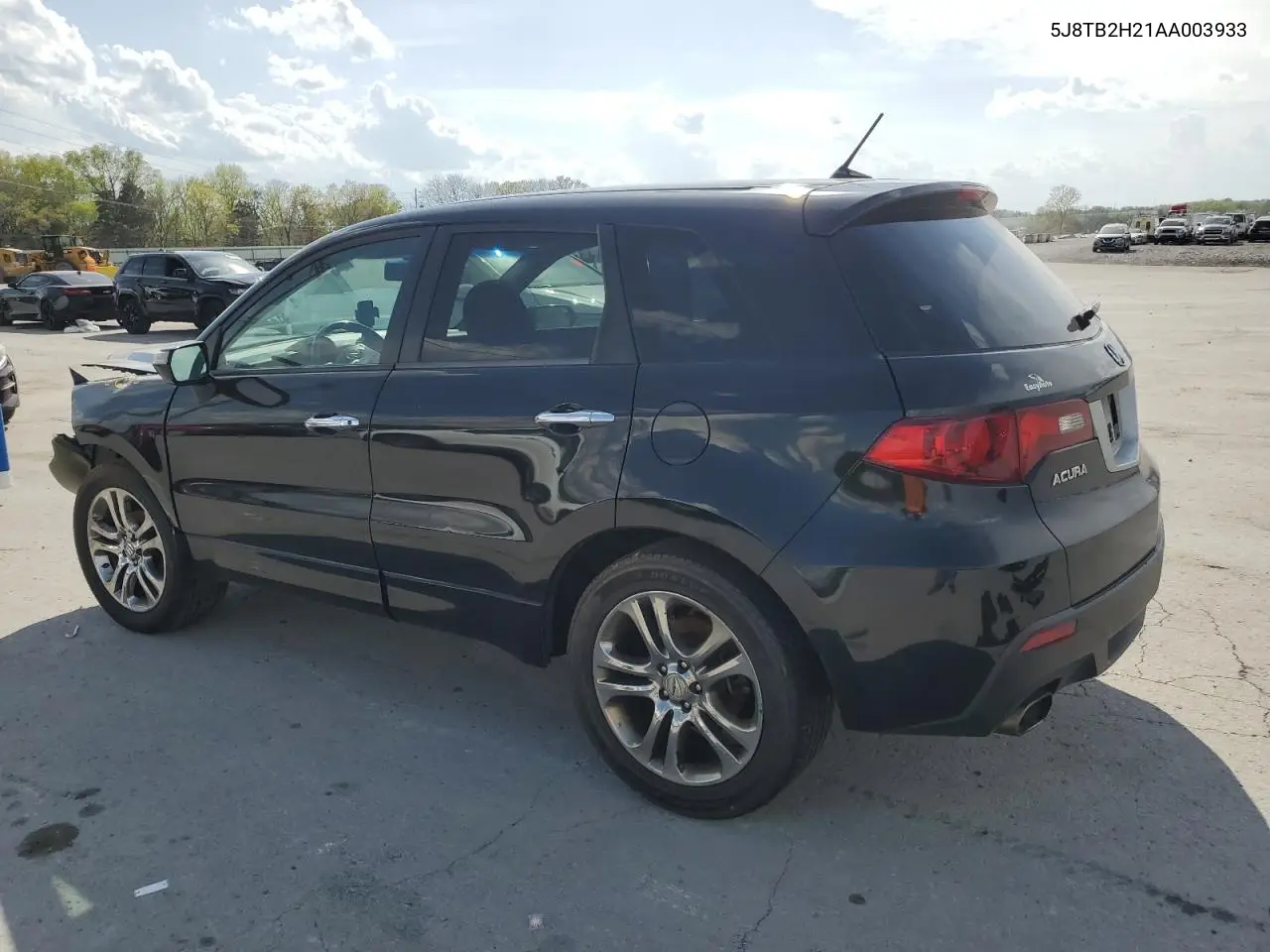 2010 Acura Rdx VIN: 5J8TB2H21AA003933 Lot: 52762855
