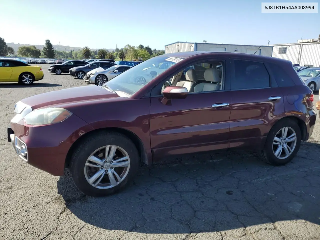 2010 Acura Rdx Technology VIN: 5J8TB1H54AA003994 Lot: 56669795
