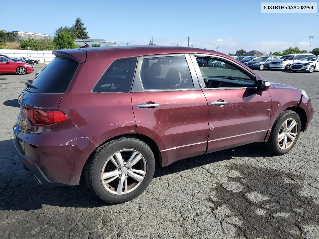 2010 Acura Rdx Technology VIN: 5J8TB1H54AA003994 Lot: 56669795