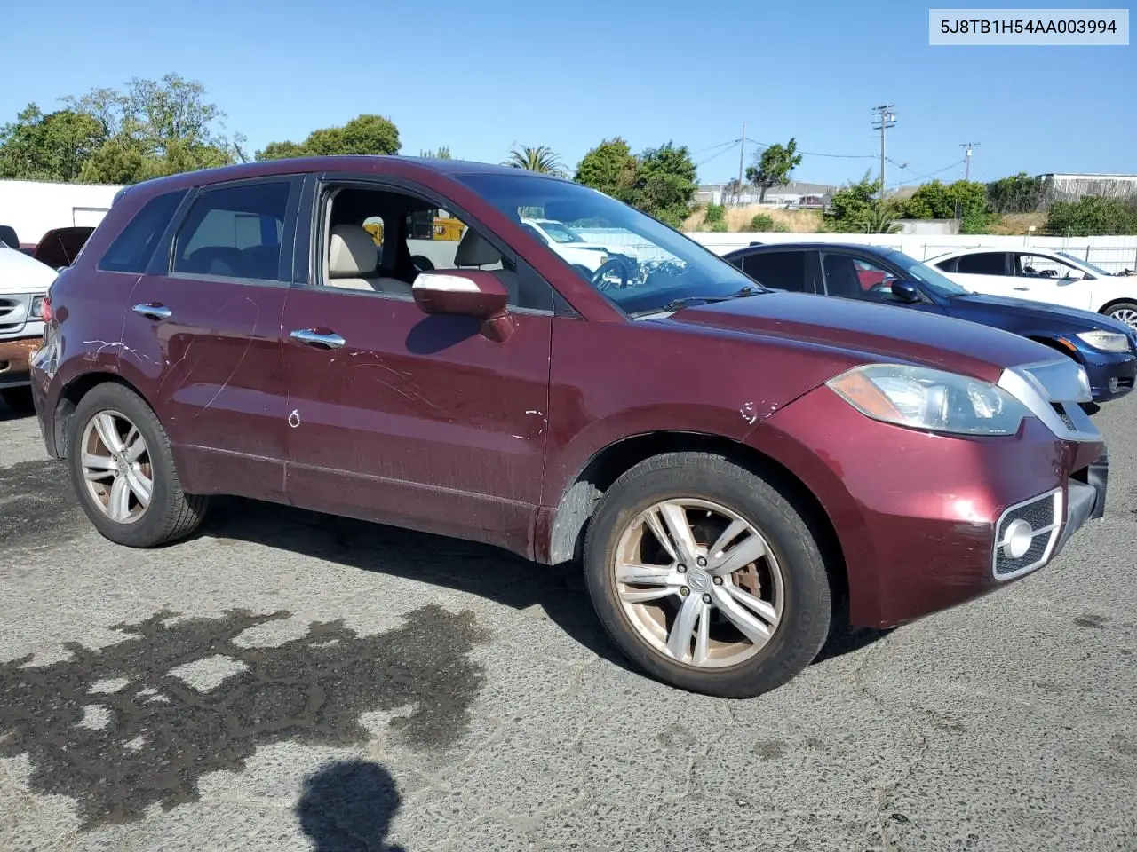 2010 Acura Rdx Technology VIN: 5J8TB1H54AA003994 Lot: 56669795