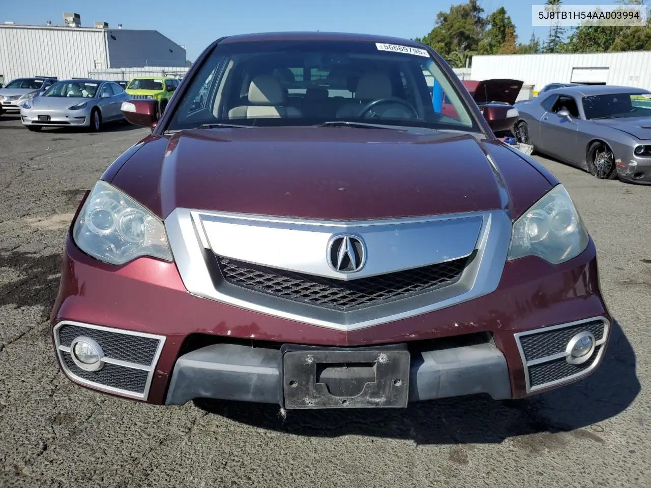 2010 Acura Rdx Technology VIN: 5J8TB1H54AA003994 Lot: 56669795