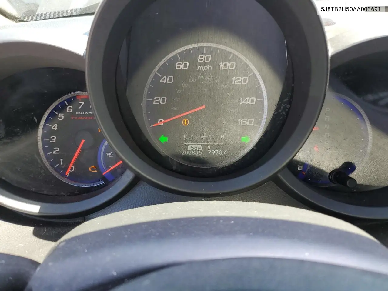 2010 Acura Rdx Technology VIN: 5J8TB2H50AA003691 Lot: 56988375