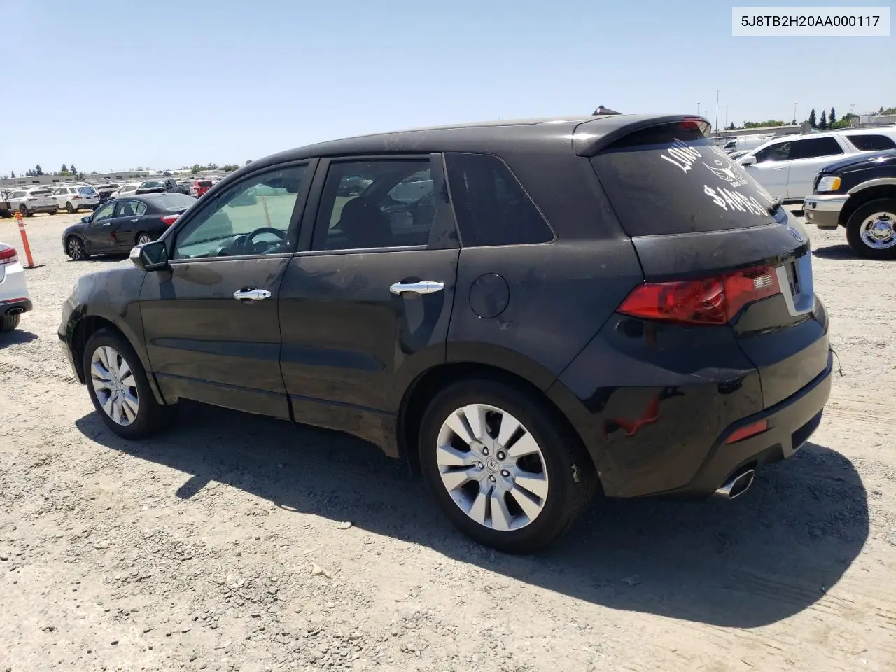 2010 Acura Rdx VIN: 5J8TB2H20AA000117 Lot: 61618385