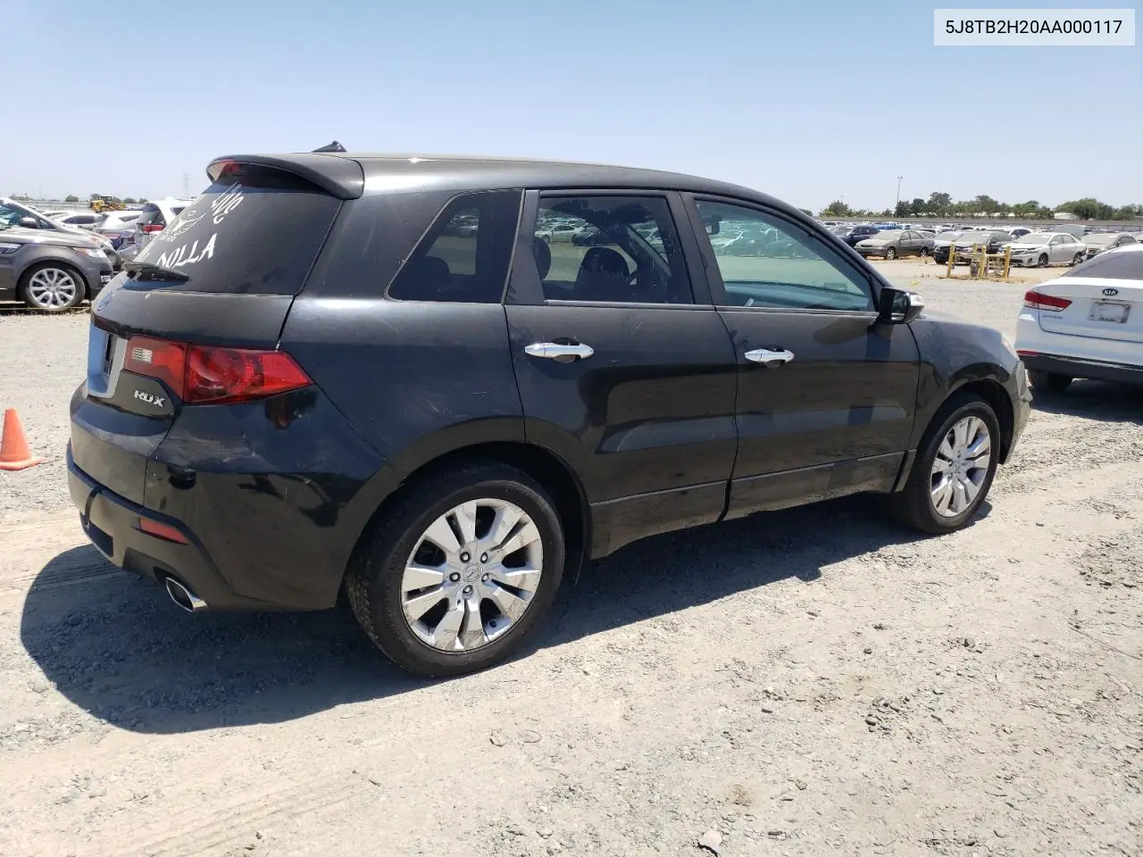 2010 Acura Rdx VIN: 5J8TB2H20AA000117 Lot: 61618385