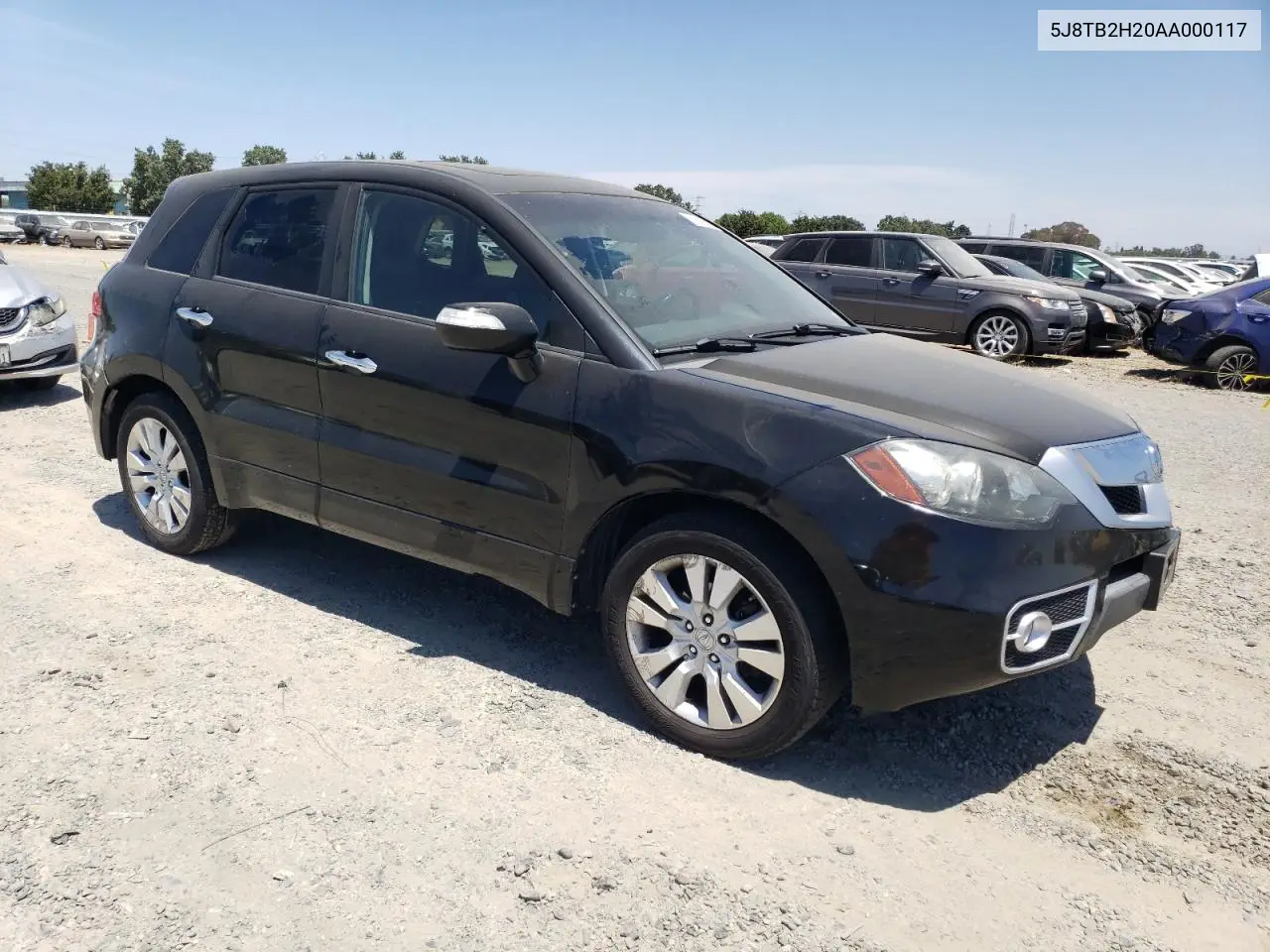 2010 Acura Rdx VIN: 5J8TB2H20AA000117 Lot: 61618385