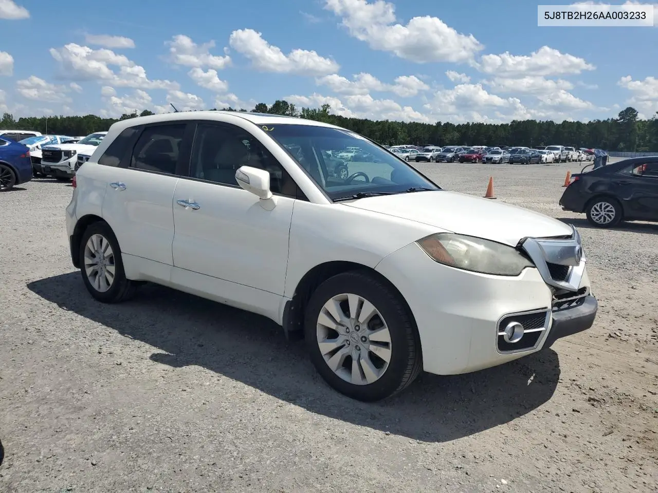 2010 Acura Rdx VIN: 5J8TB2H26AA003233 Lot: 61840545