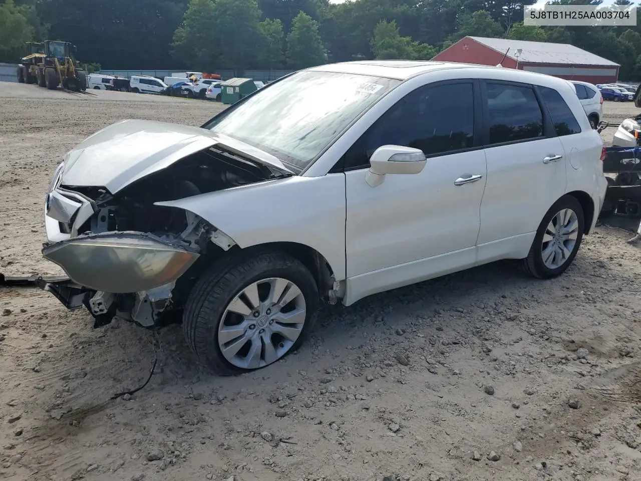 2010 Acura Rdx VIN: 5J8TB1H25AA003704 Lot: 63033445