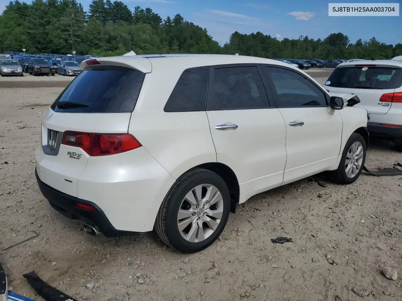 2010 Acura Rdx VIN: 5J8TB1H25AA003704 Lot: 63033445