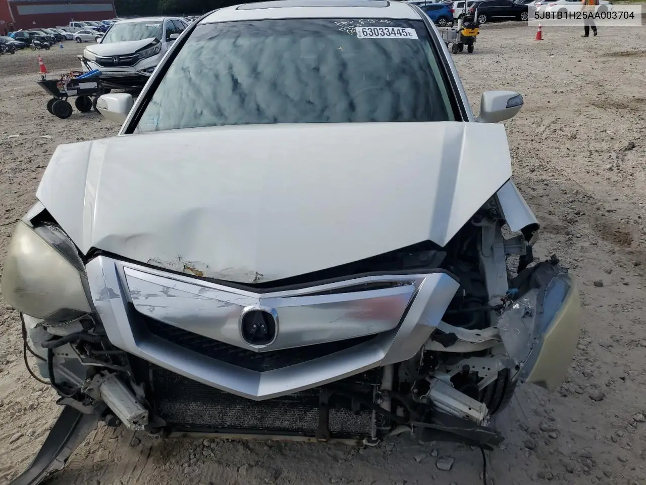 2010 Acura Rdx VIN: 5J8TB1H25AA003704 Lot: 63033445