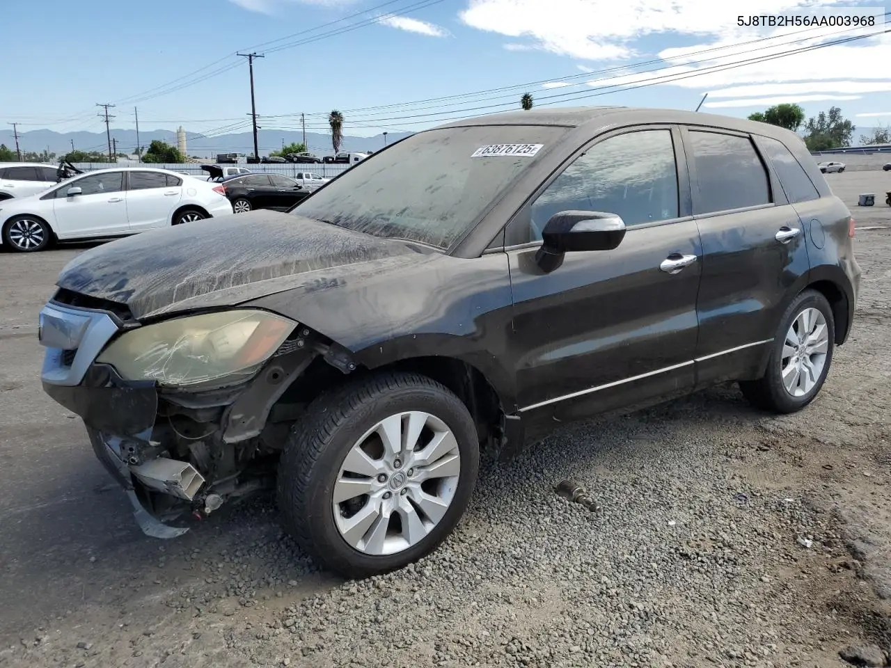 2010 Acura Rdx Technology VIN: 5J8TB2H56AA003968 Lot: 63876125