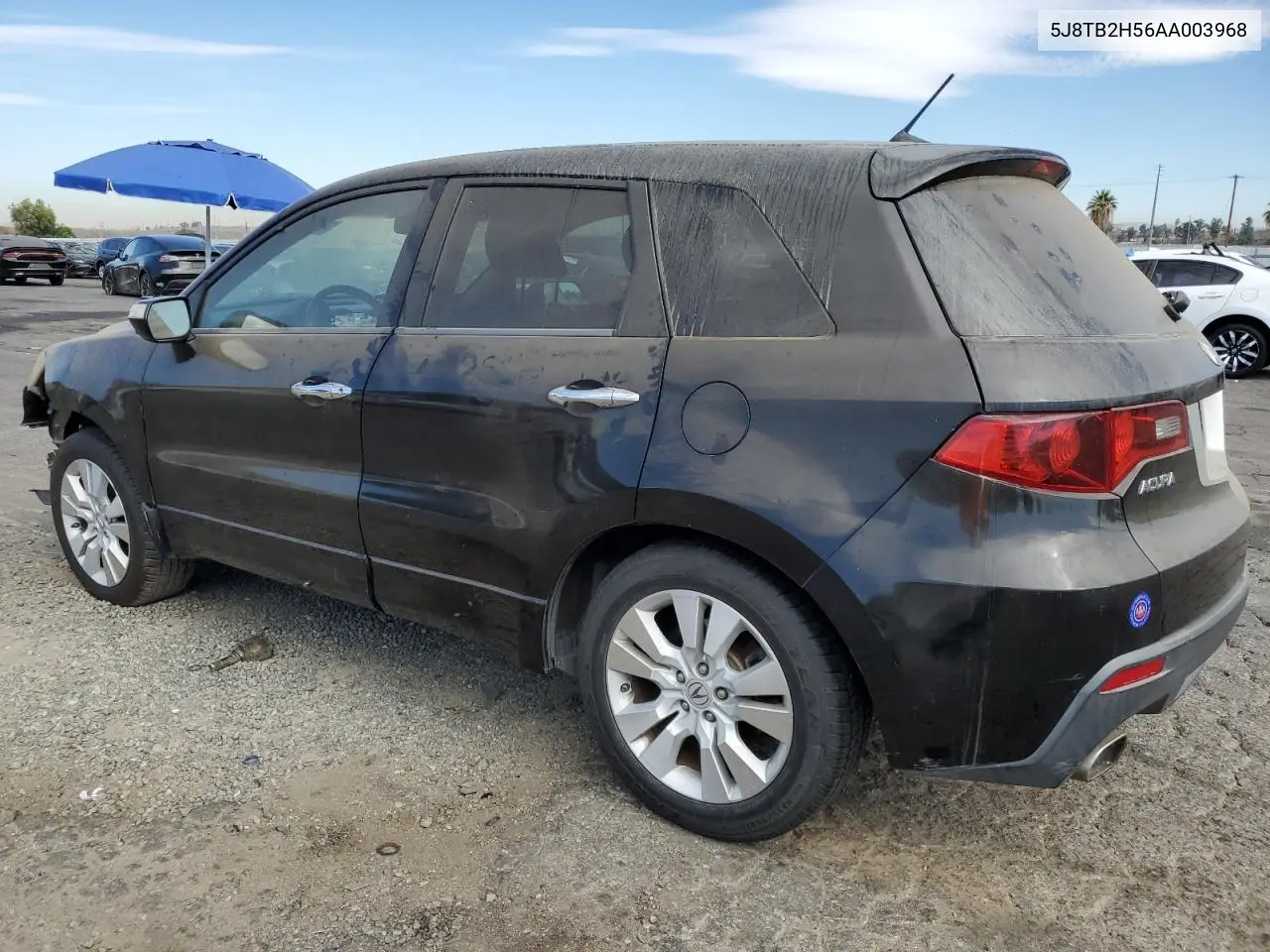 2010 Acura Rdx Technology VIN: 5J8TB2H56AA003968 Lot: 63876125