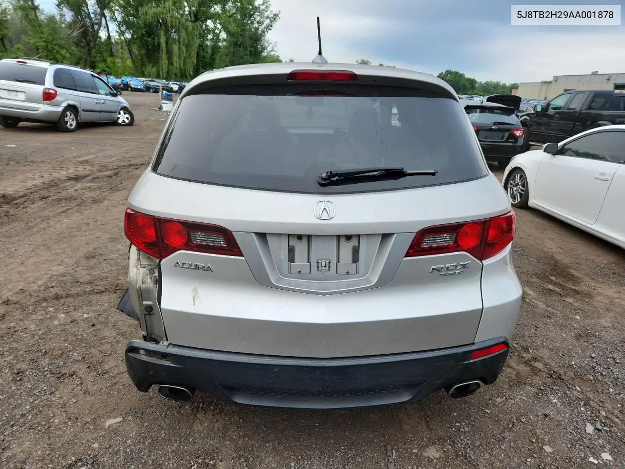 2010 Acura Rdx VIN: 5J8TB2H29AA001878 Lot: 64196295