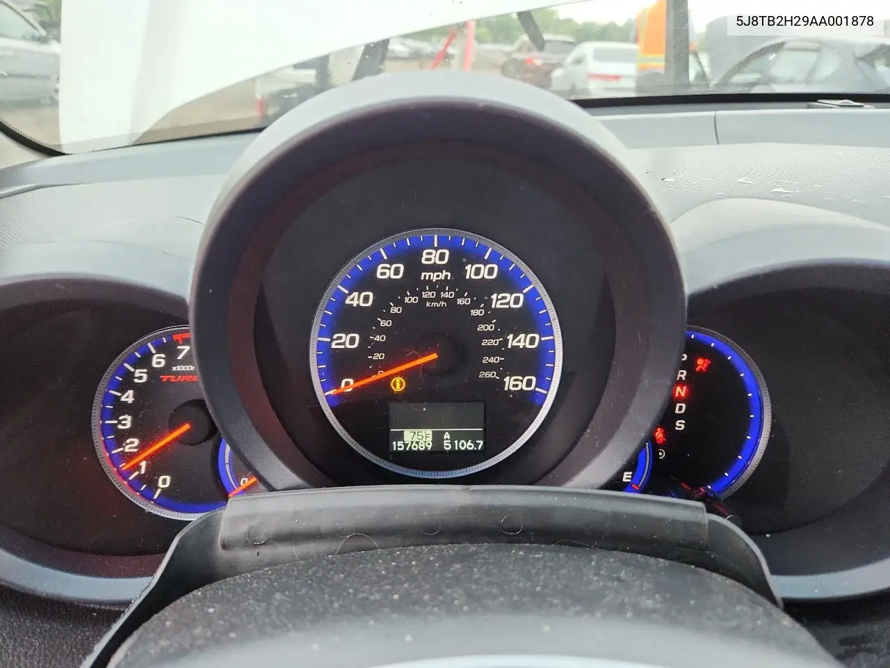 2010 Acura Rdx VIN: 5J8TB2H29AA001878 Lot: 64196295
