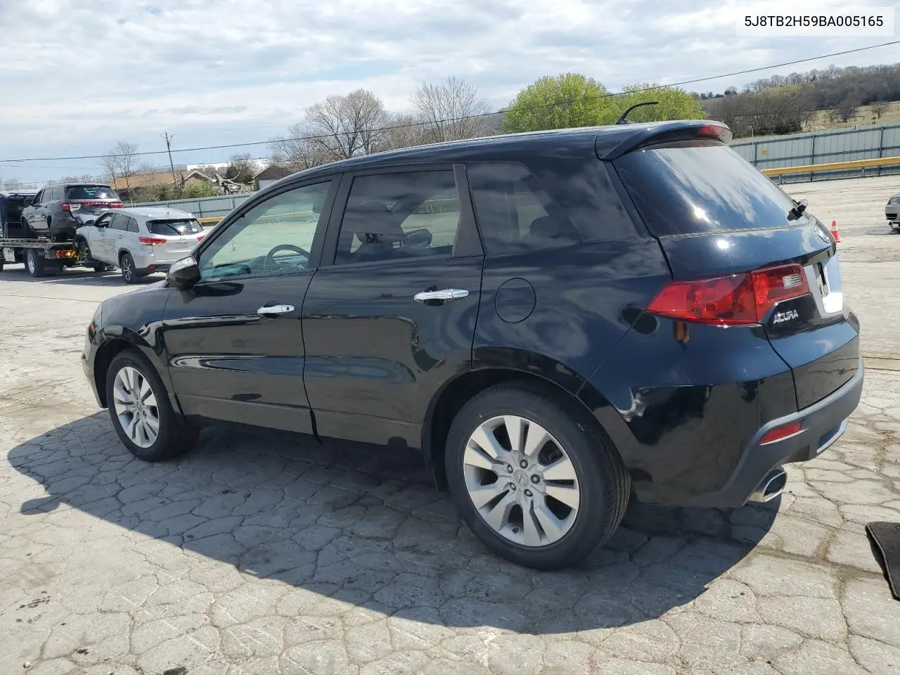 2011 Acura Rdx Technology VIN: 5J8TB2H59BA005165 Lot: 50839325