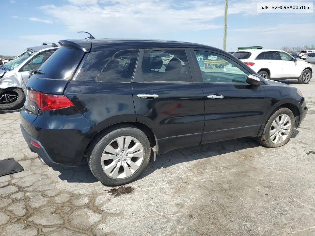 2011 Acura Rdx Technology VIN: 5J8TB2H59BA005165 Lot: 50839325