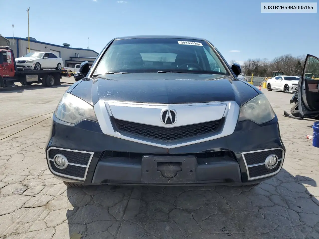 2011 Acura Rdx Technology VIN: 5J8TB2H59BA005165 Lot: 50839325