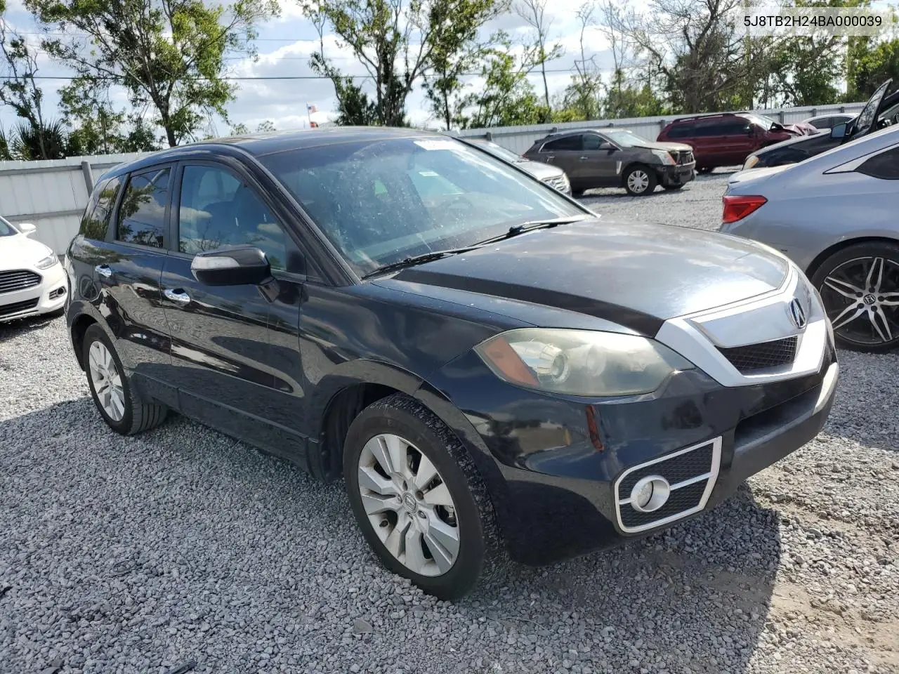 2011 Acura Rdx VIN: 5J8TB2H24BA000039 Lot: 53235945