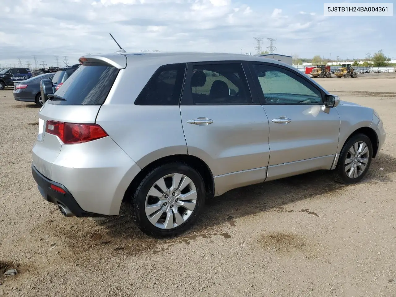 2011 Acura Rdx VIN: 5J8TB1H24BA004361 Lot: 55736365