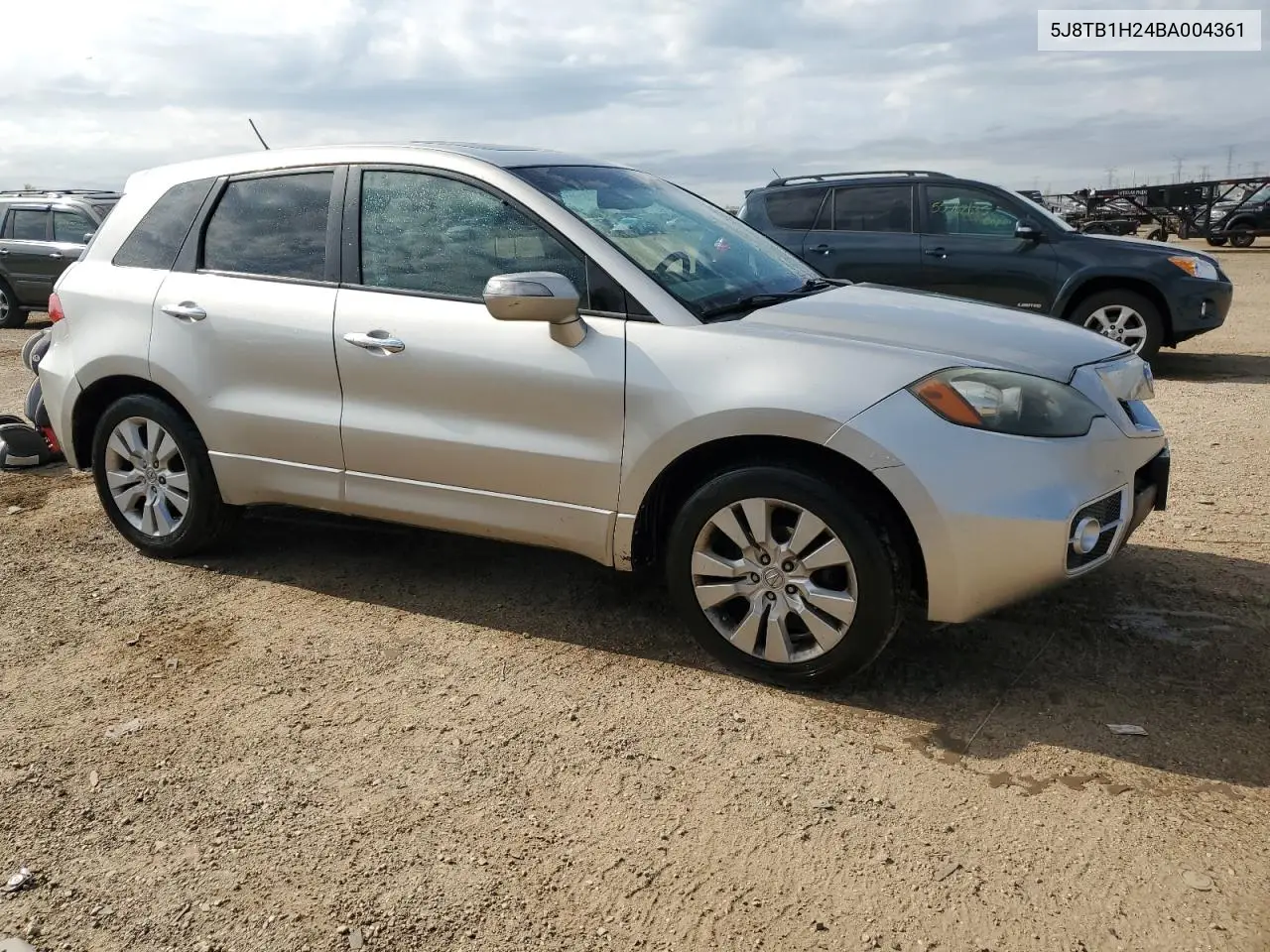 2011 Acura Rdx VIN: 5J8TB1H24BA004361 Lot: 55736365