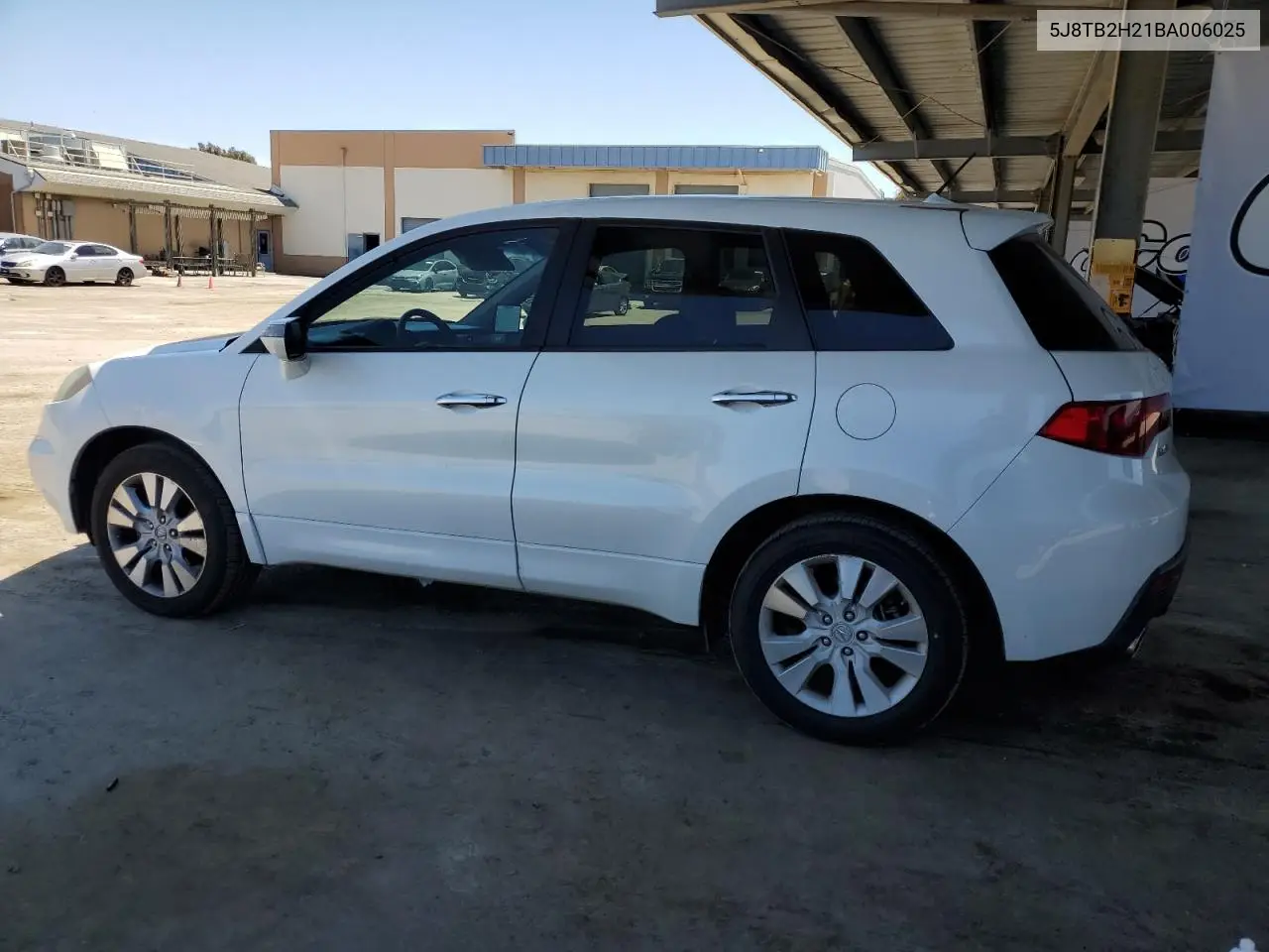 2011 Acura Rdx VIN: 5J8TB2H21BA006025 Lot: 55968125