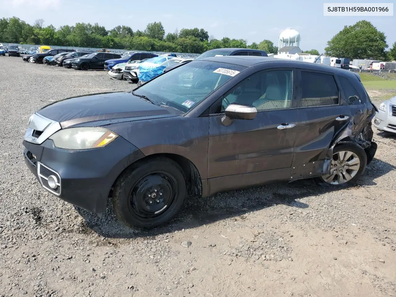 2011 Acura Rdx Technology VIN: 5J8TB1H59BA001966 Lot: 60705615