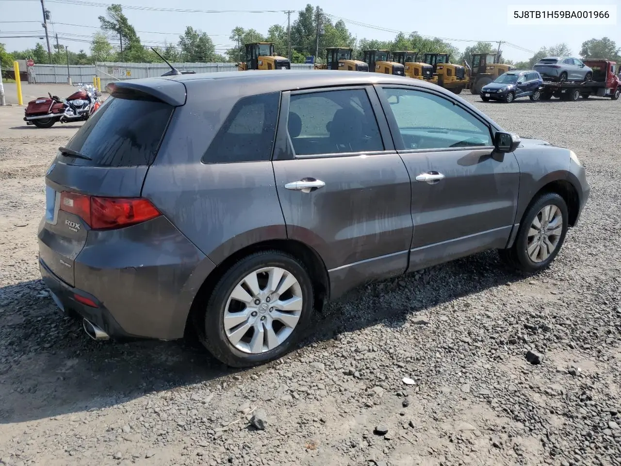 2011 Acura Rdx Technology VIN: 5J8TB1H59BA001966 Lot: 60705615