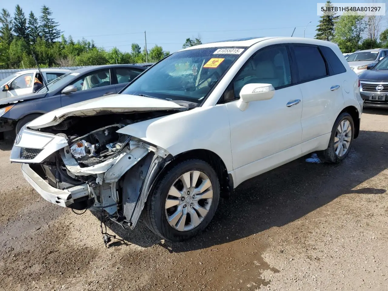 2011 Acura Rdx Technology VIN: 5J8TB1H54BA801297 Lot: 61055015