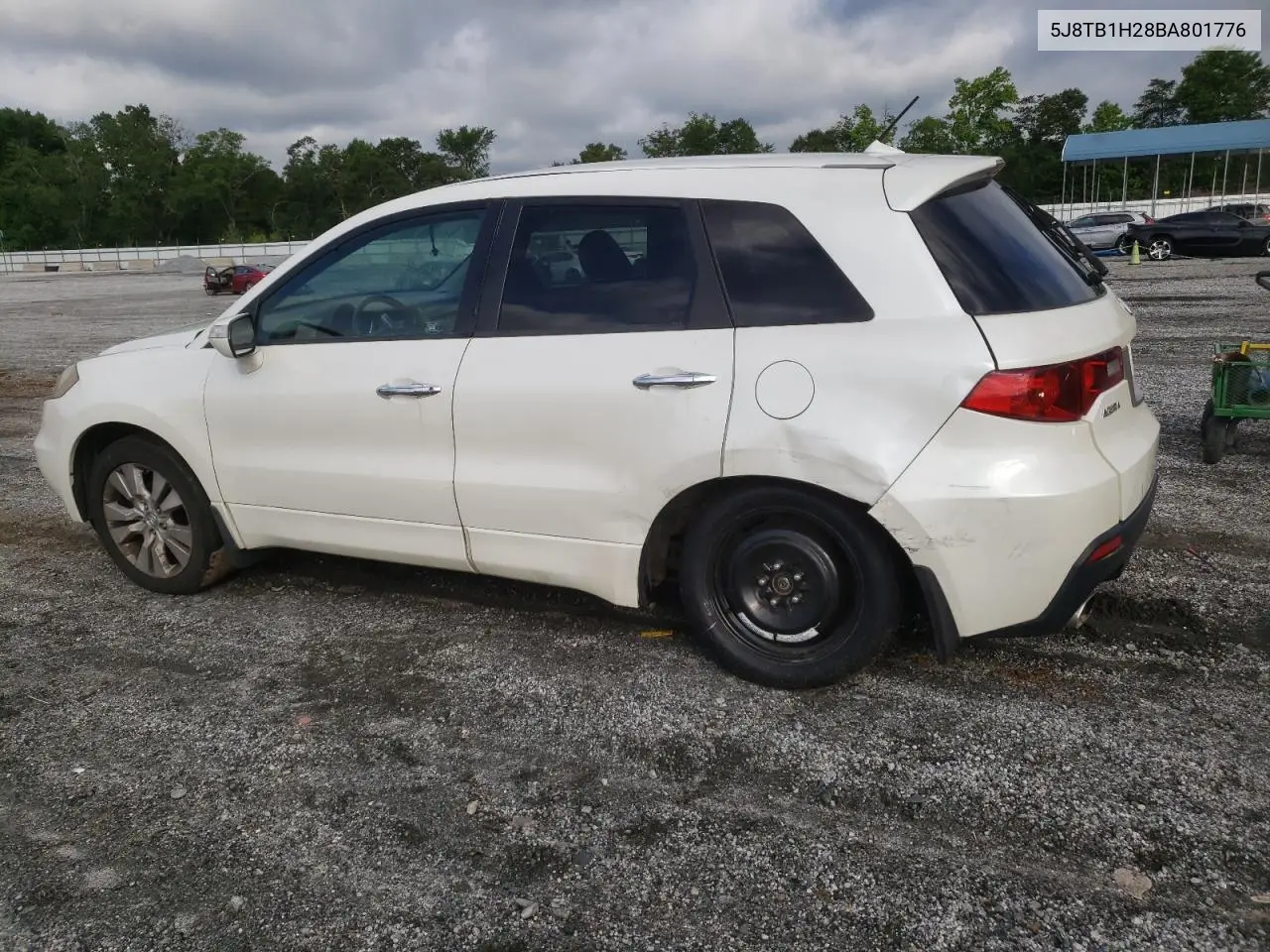 2011 Acura Rdx VIN: 5J8TB1H28BA801776 Lot: 61283715