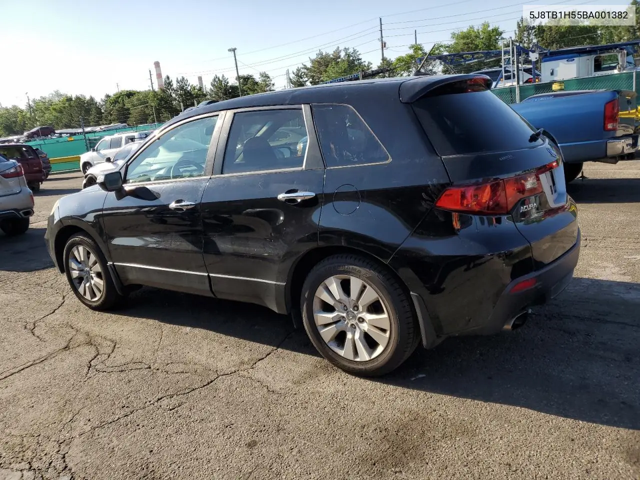 2011 Acura Rdx Technology VIN: 5J8TB1H55BA001382 Lot: 61999385