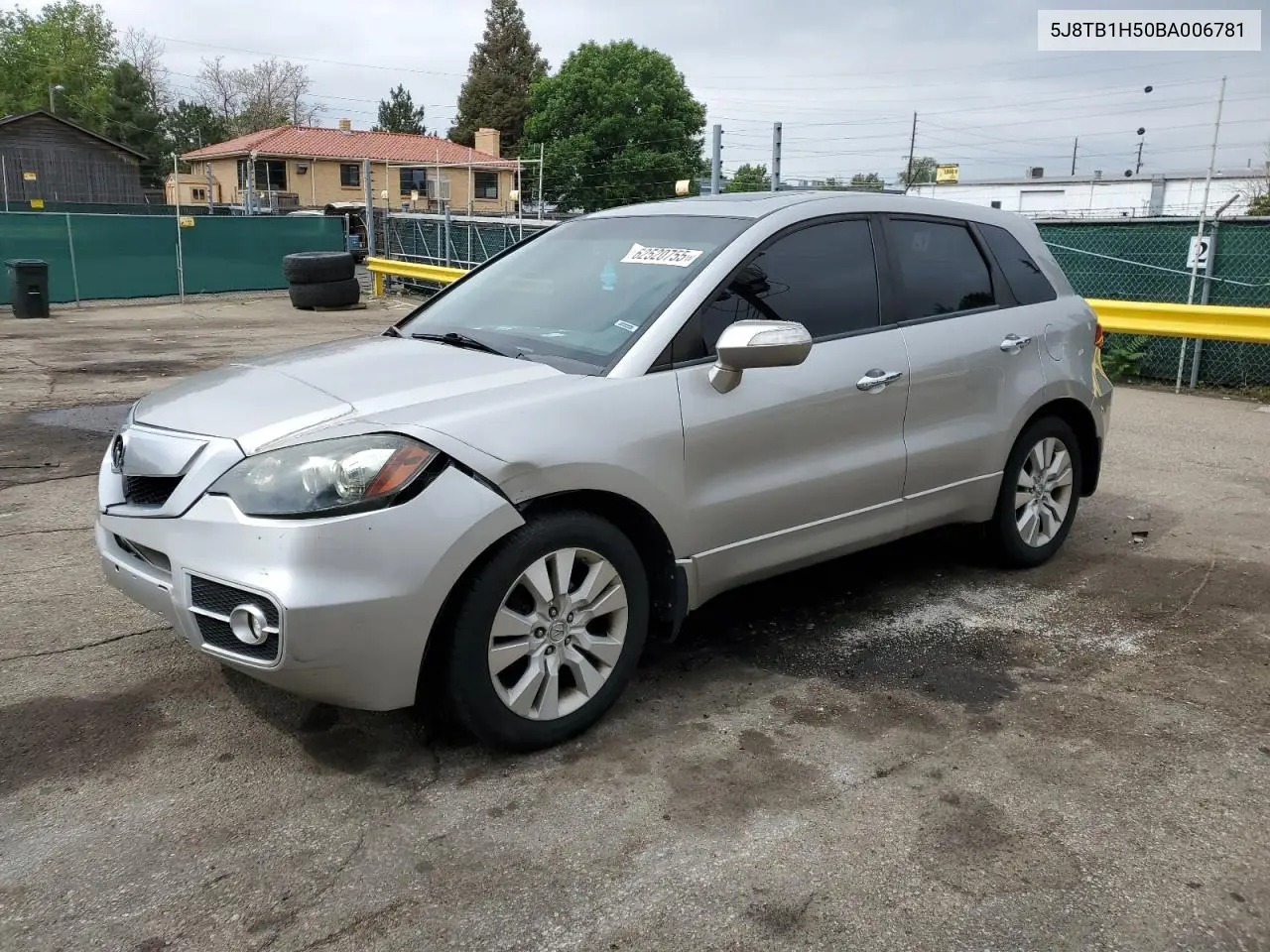 2011 Acura Rdx Technology VIN: 5J8TB1H50BA006781 Lot: 62520755