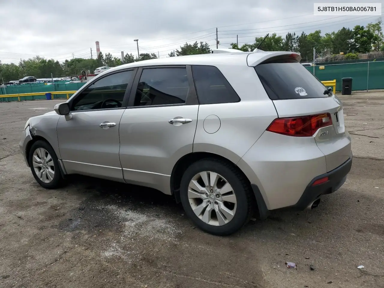 2011 Acura Rdx Technology VIN: 5J8TB1H50BA006781 Lot: 62520755