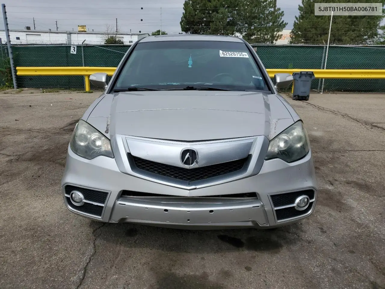 2011 Acura Rdx Technology VIN: 5J8TB1H50BA006781 Lot: 62520755